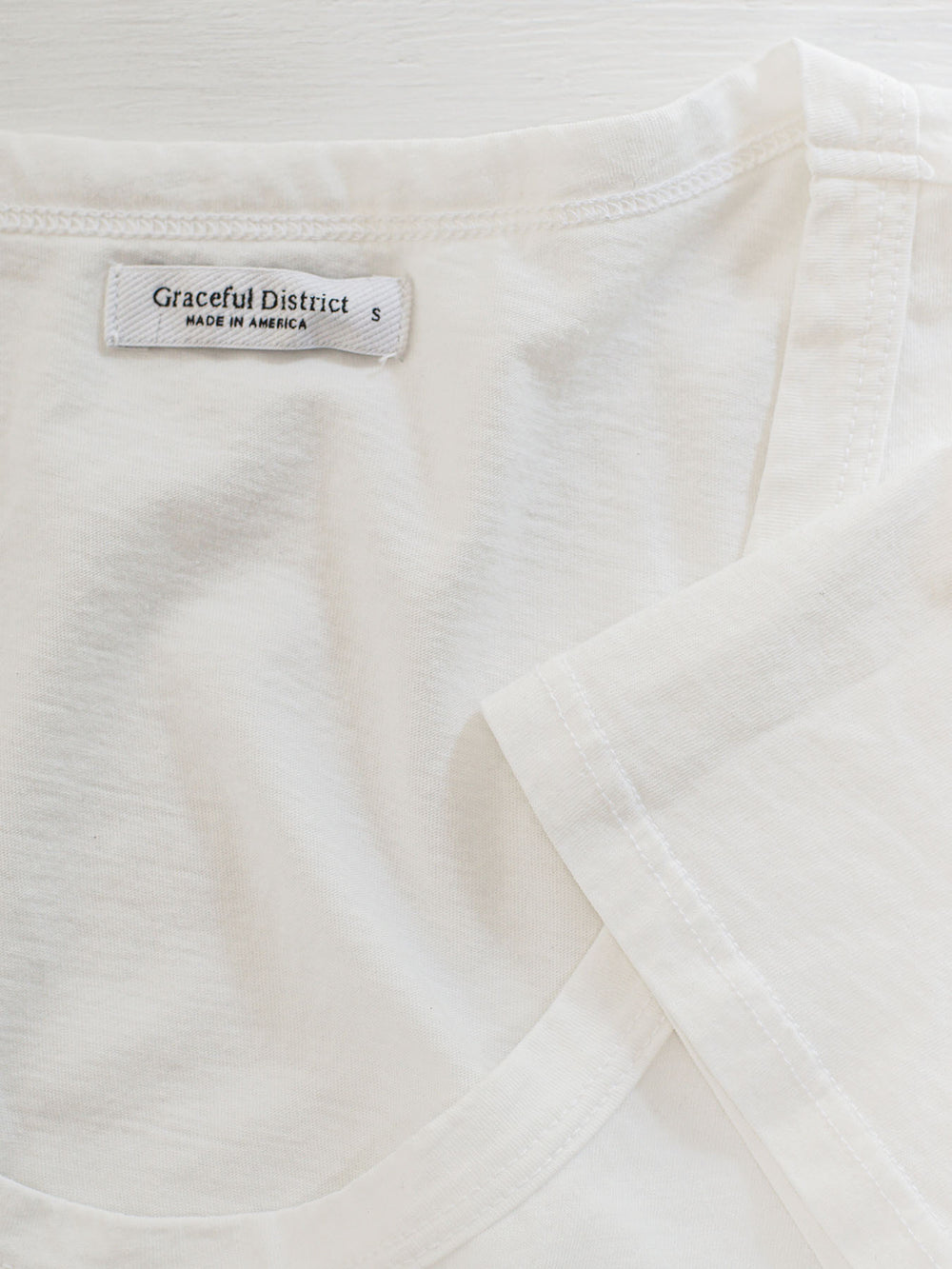White Sophia Scoop Neck Tee - Whimsy & Row