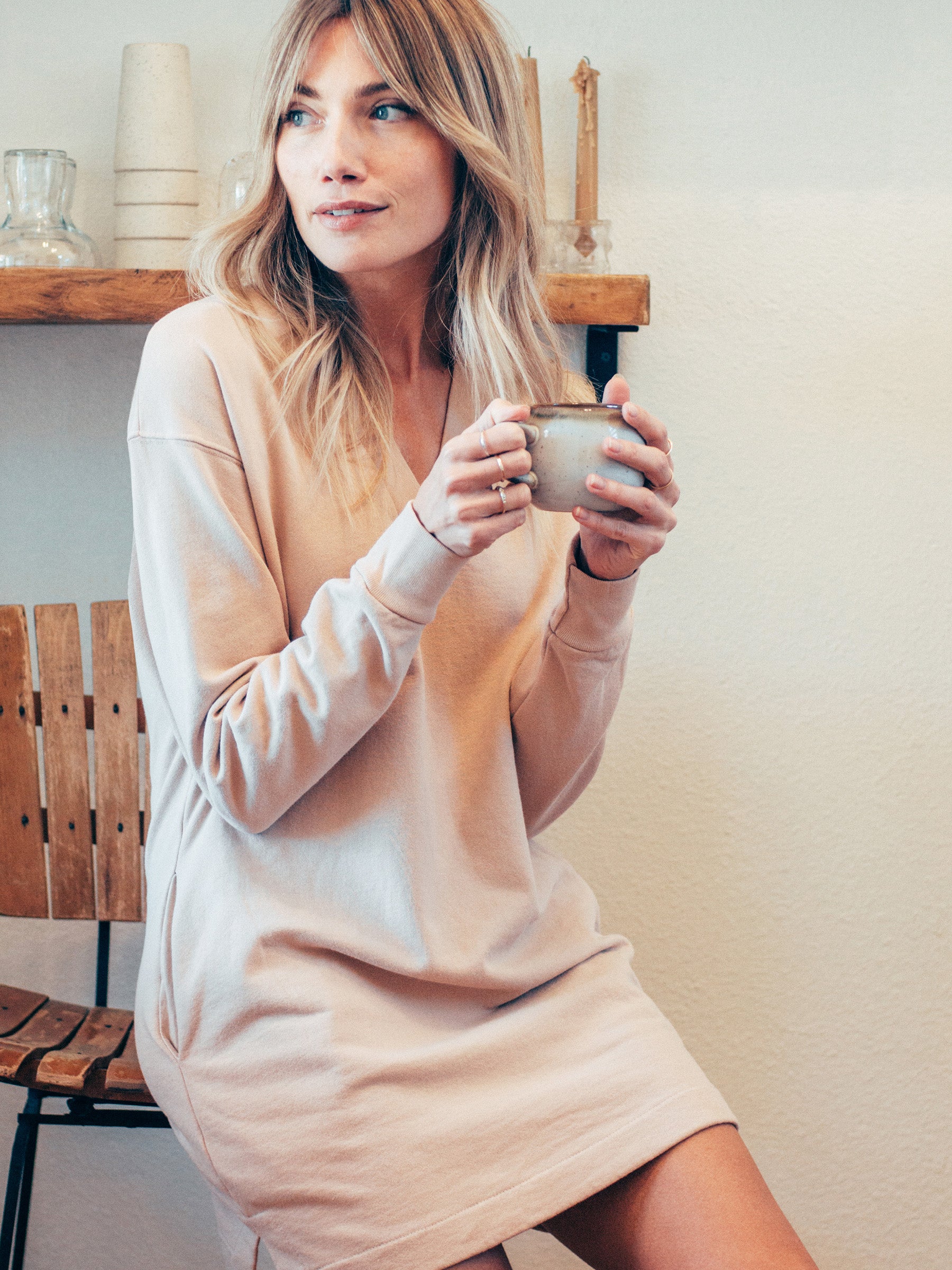 Almond Adeline Dress - Graceful District