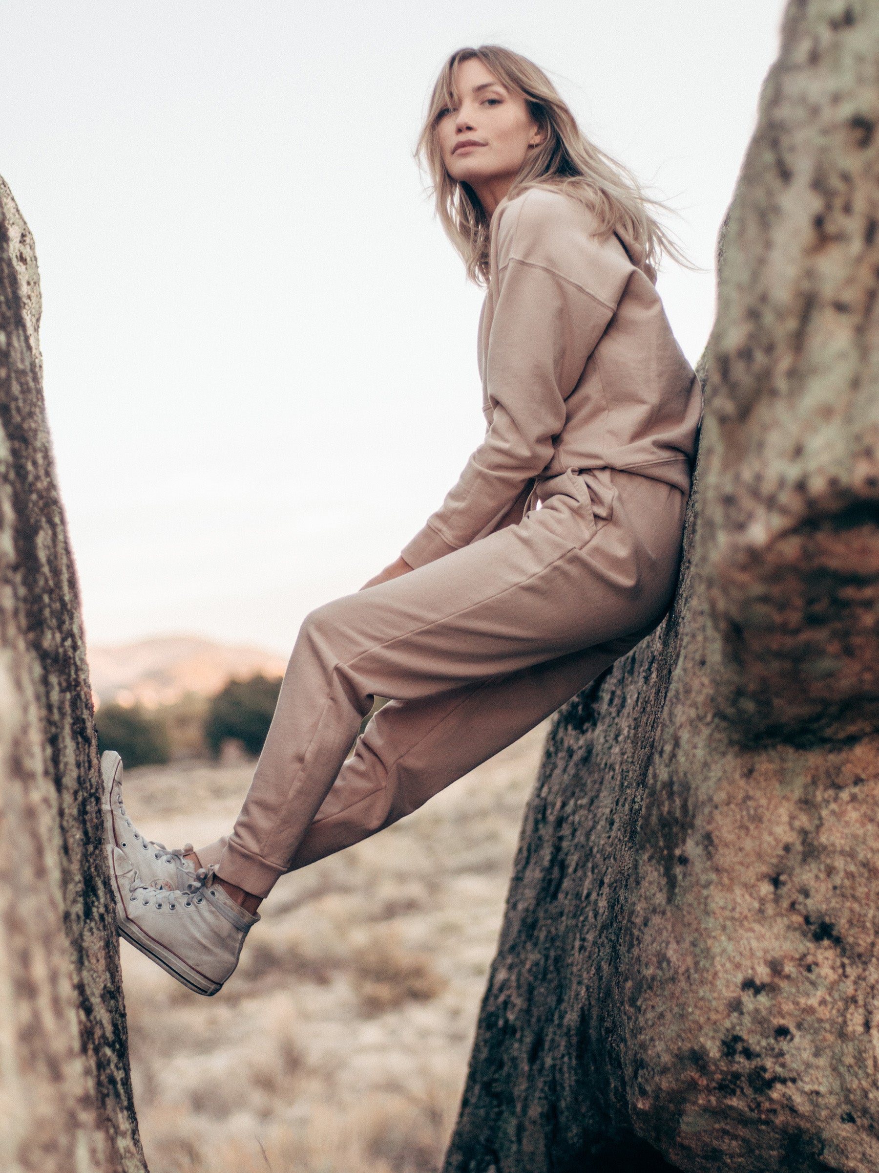 Almond Esther Lounge Pant - Graceful District