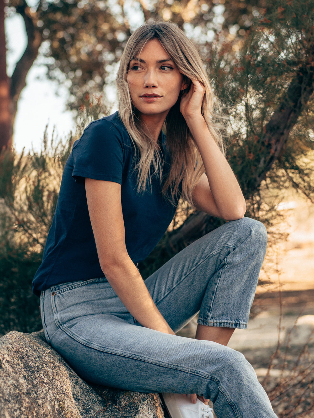 Ink Monroe Crew Neck Tee - Whimsy & Row