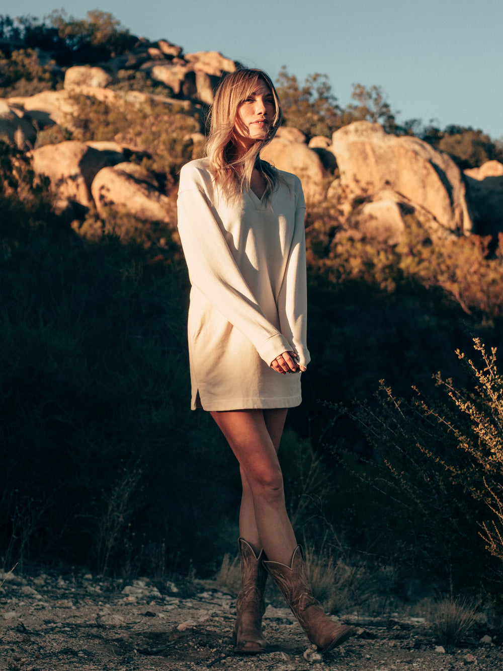 Natural Adeline Dress - Whimsy & Row