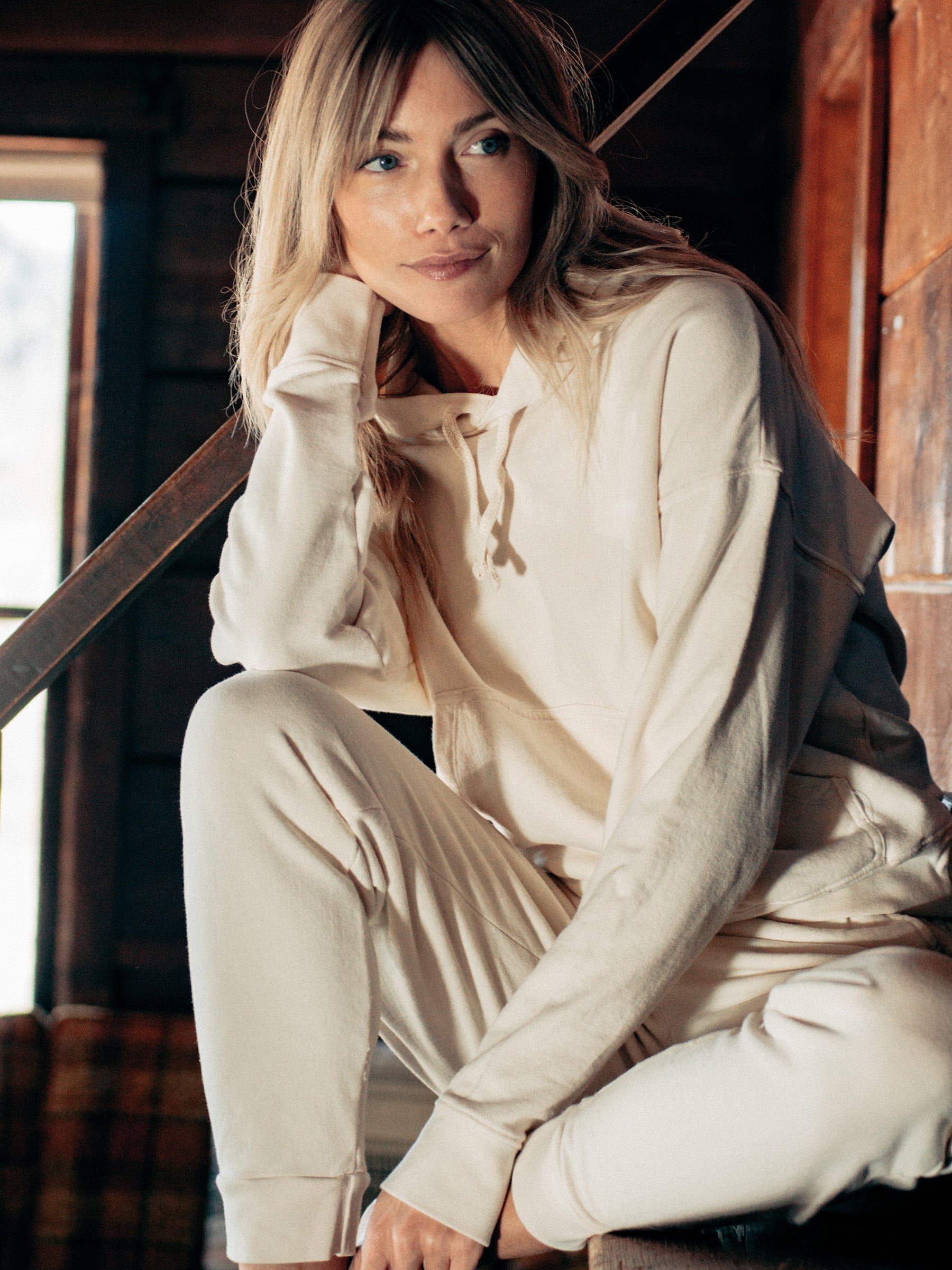 Natural Esther Lounge Pant - Graceful District