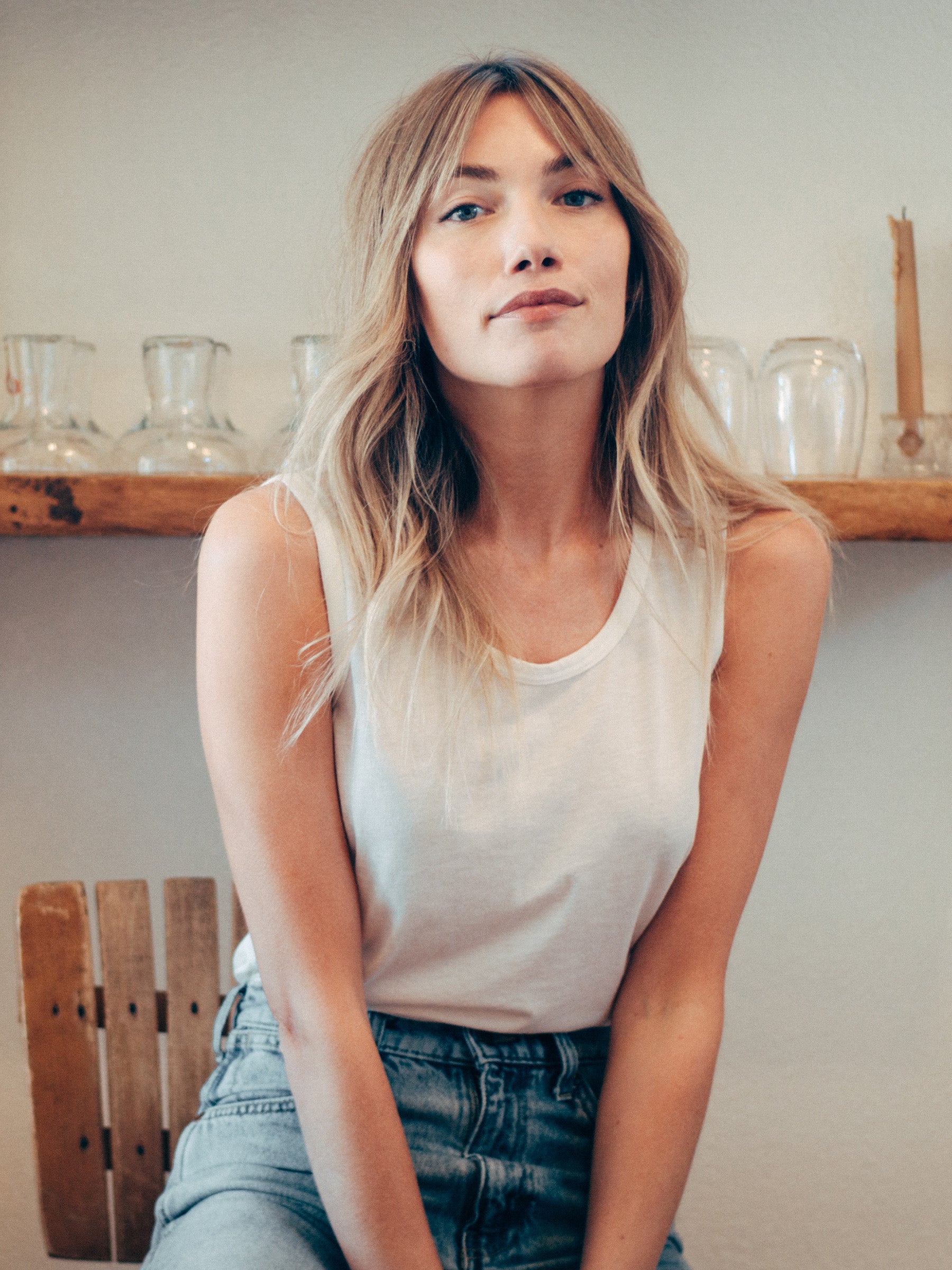 White Lily Tank Top - Graceful District