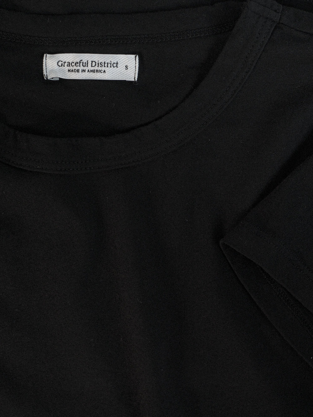 Black Monroe Crew Neck Tee - Whimsy & Row