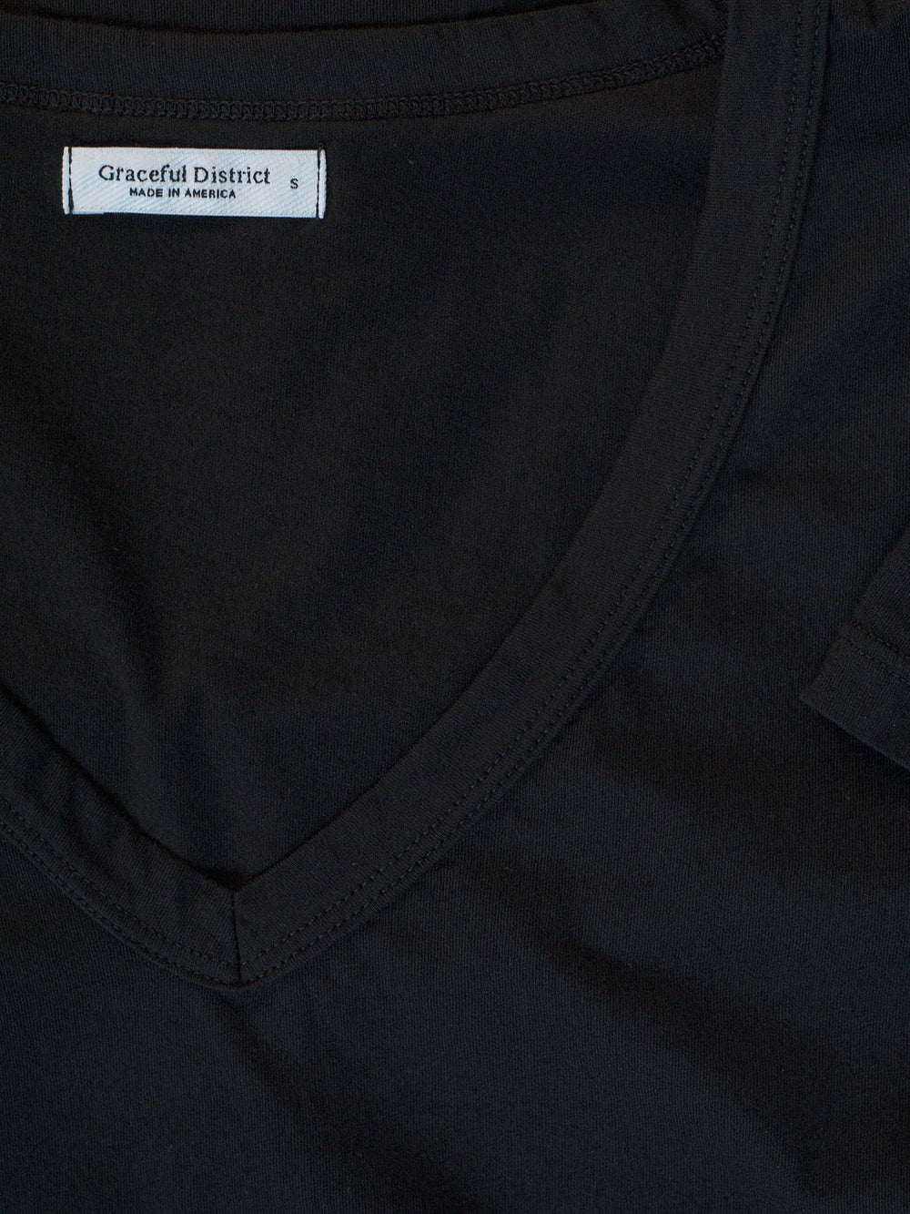 Black Robin V-Neck Tee - Whimsy & Row
