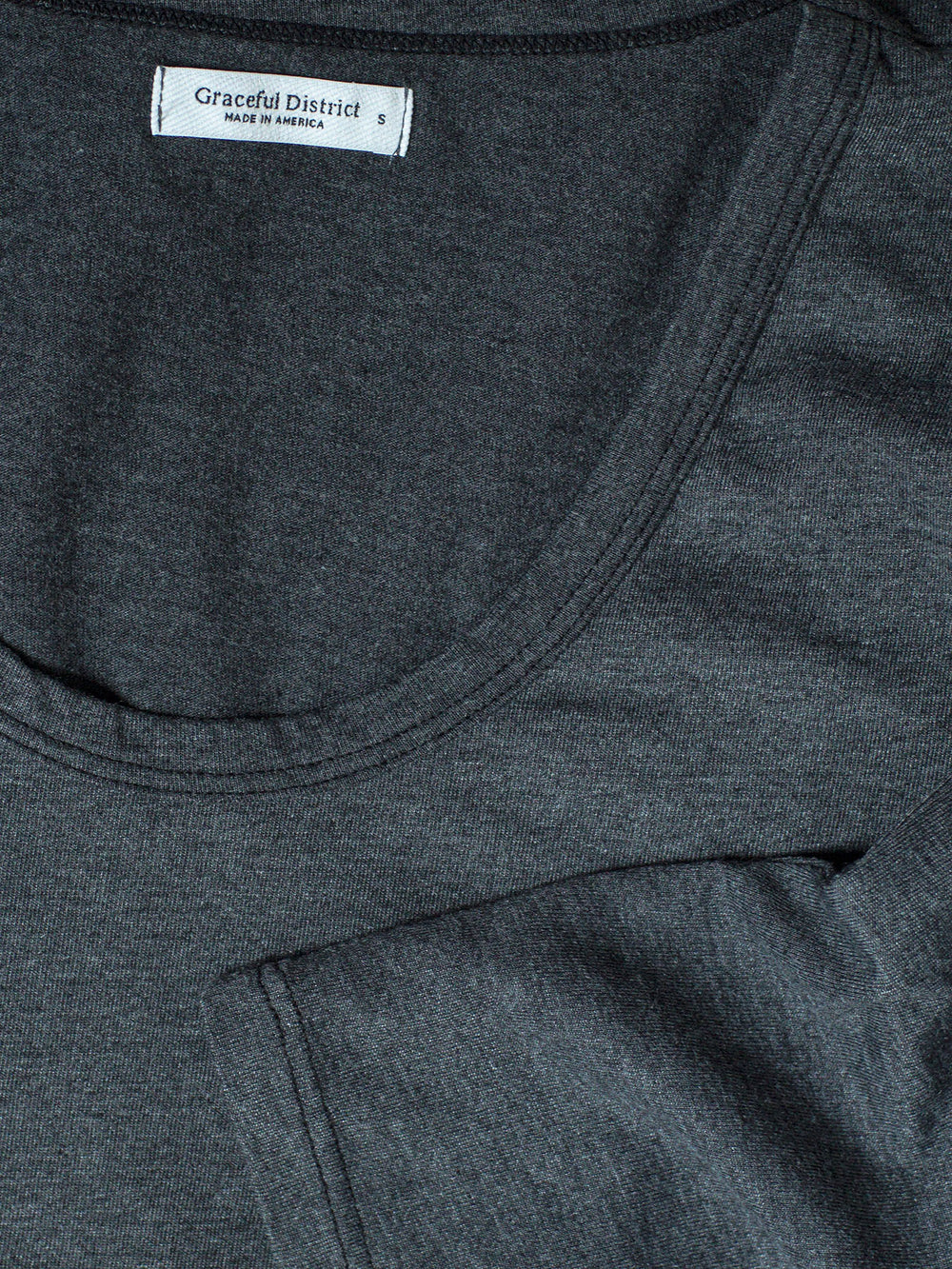 Heathered Gray Sophia Long Sleeve Scoop Neck Tee - Whimsy & Row