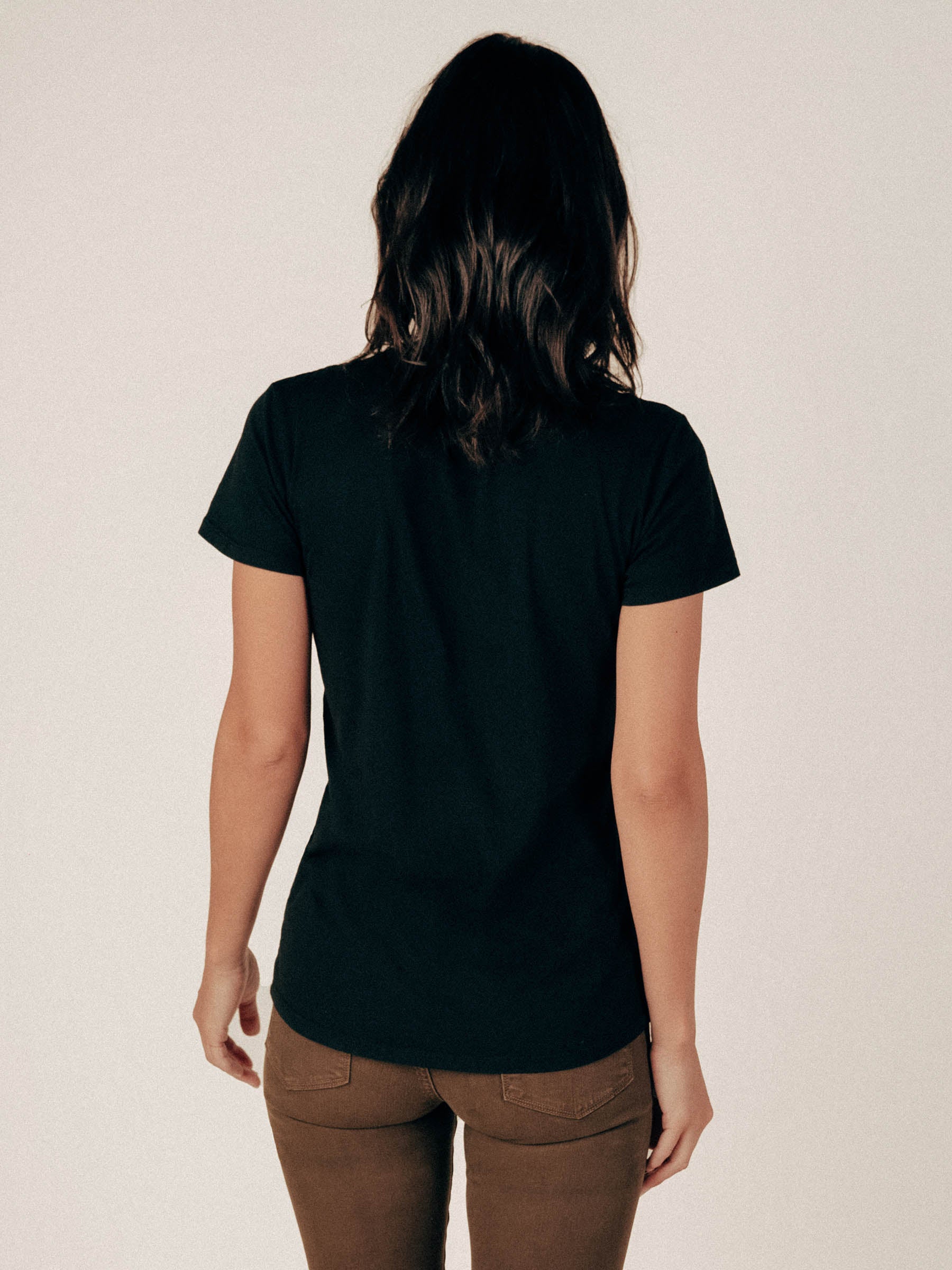 Black Monroe Crew Neck Tee - Graceful District