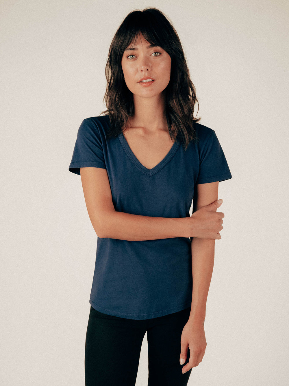 Ink Robin V-Neck Tee - Whimsy & Row