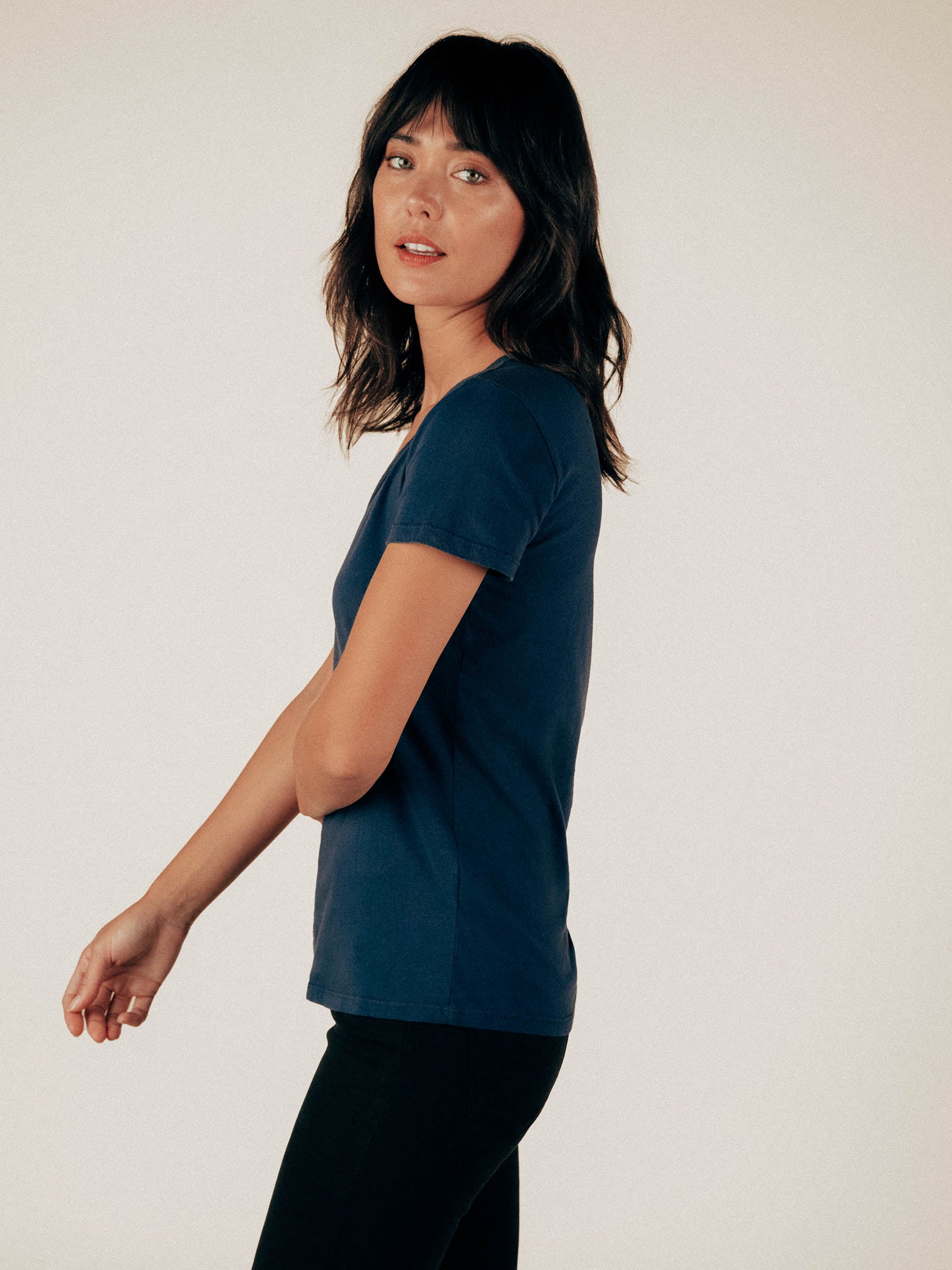 Ink Robin V-Neck Tee - Graceful District