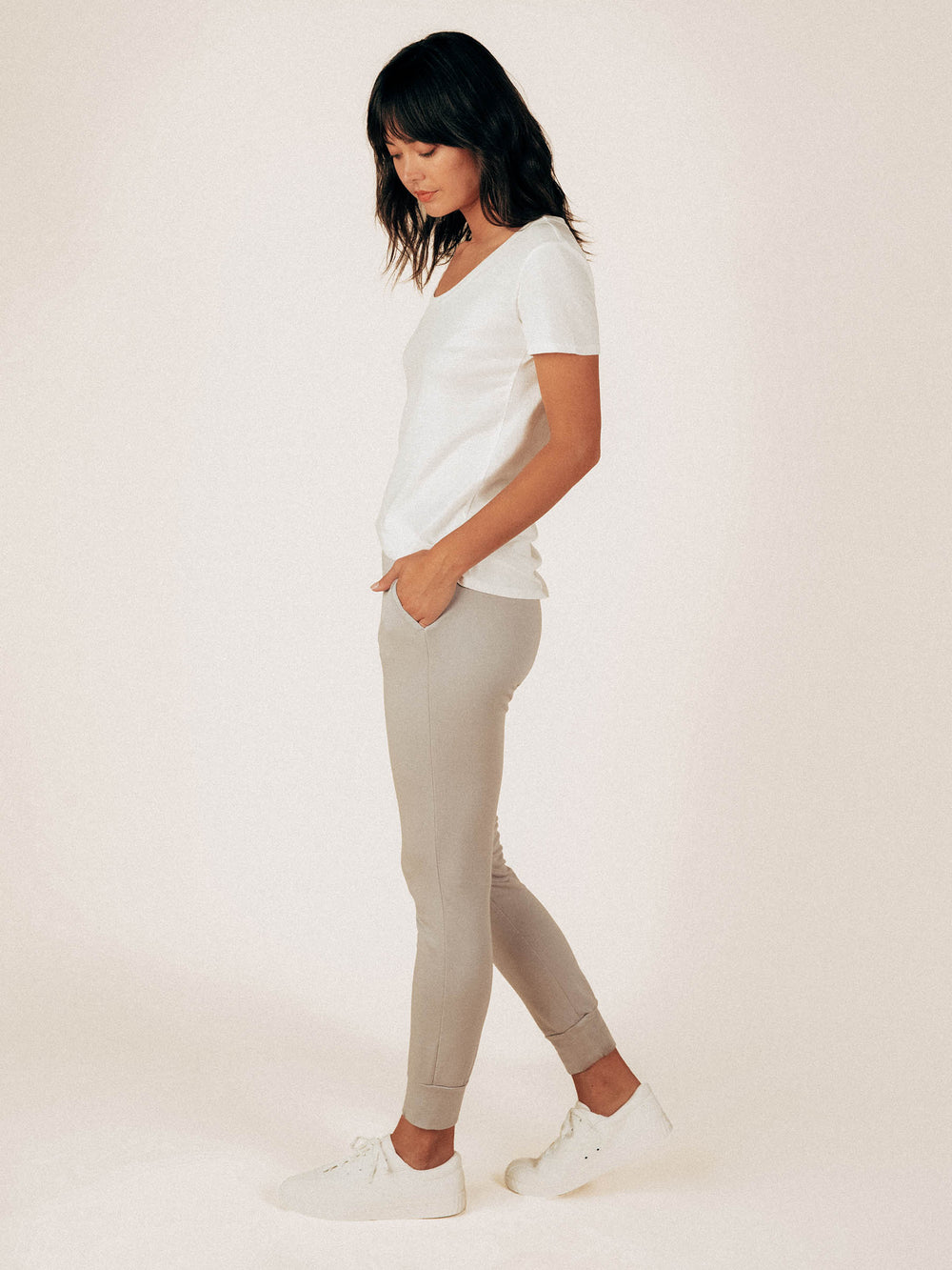 Ice Gray Naomi Sweatpant - Whimsy & Row