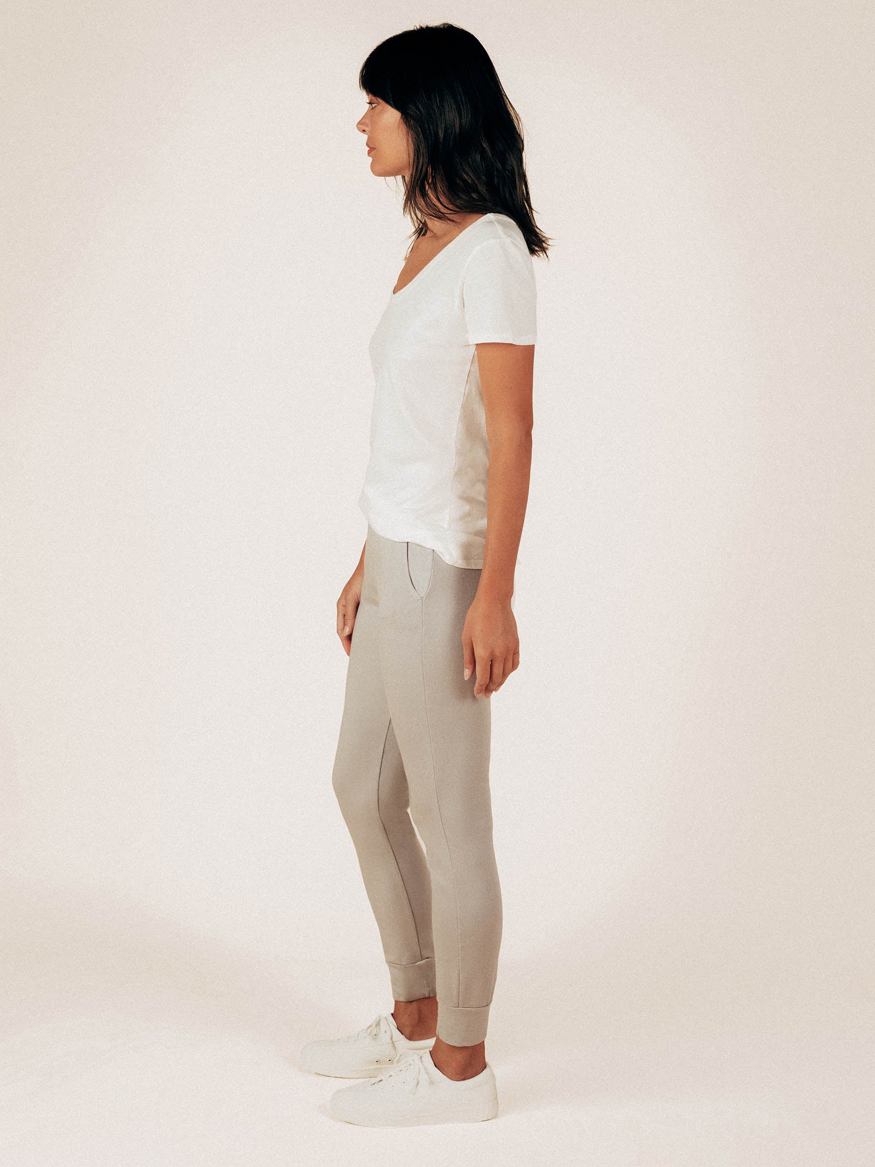Ice Gray Naomi Sweatpant - Graceful District