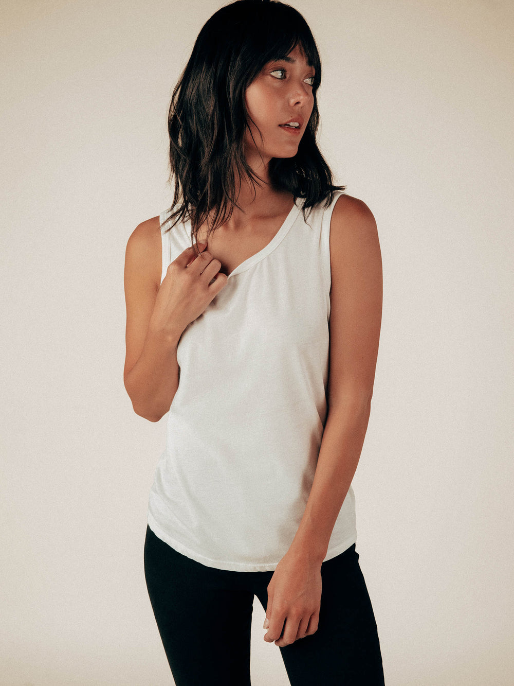 White Lily Tank Top - Whimsy & Row