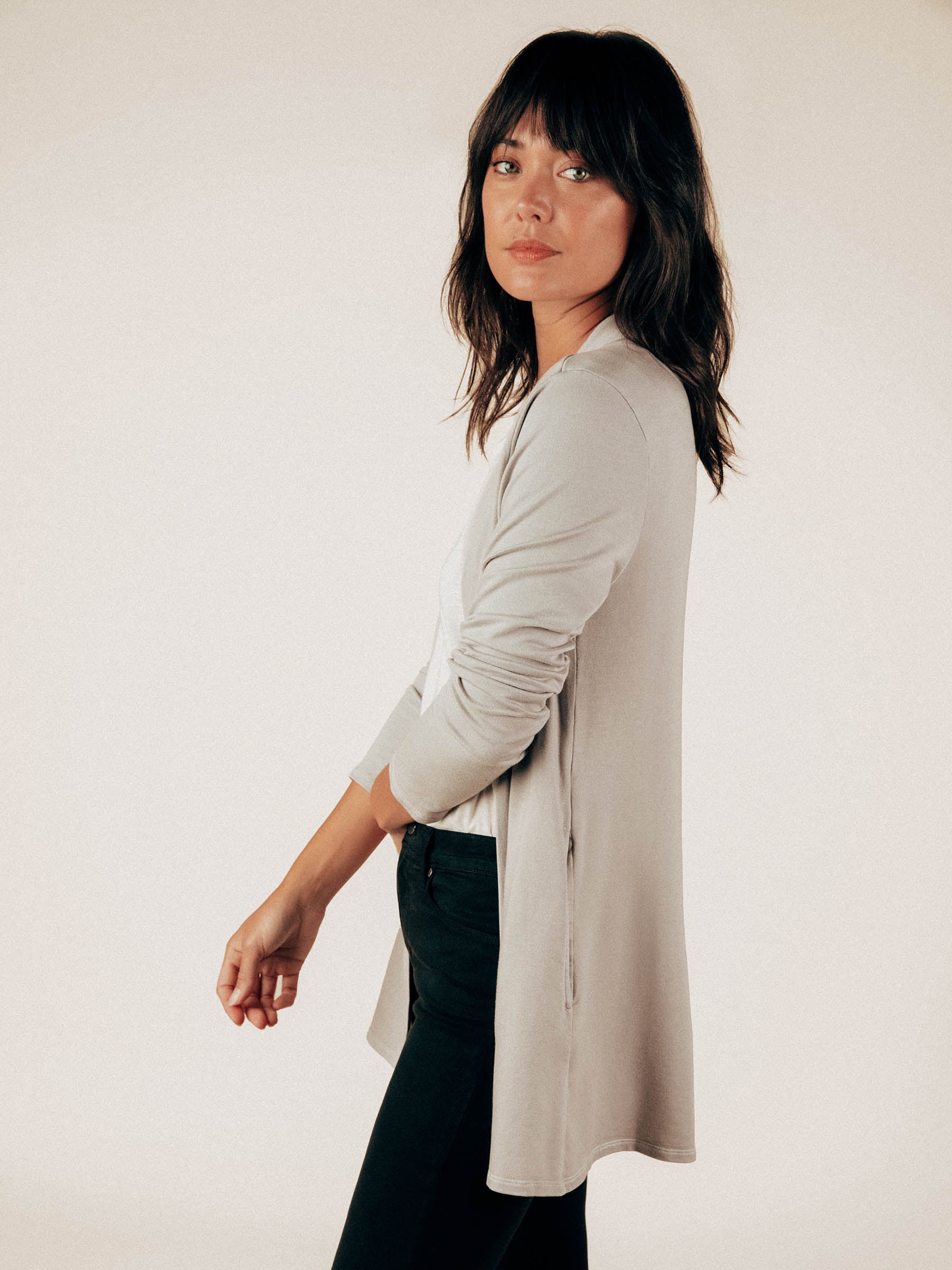 Ice Gray Paris Cardigan - Graceful District