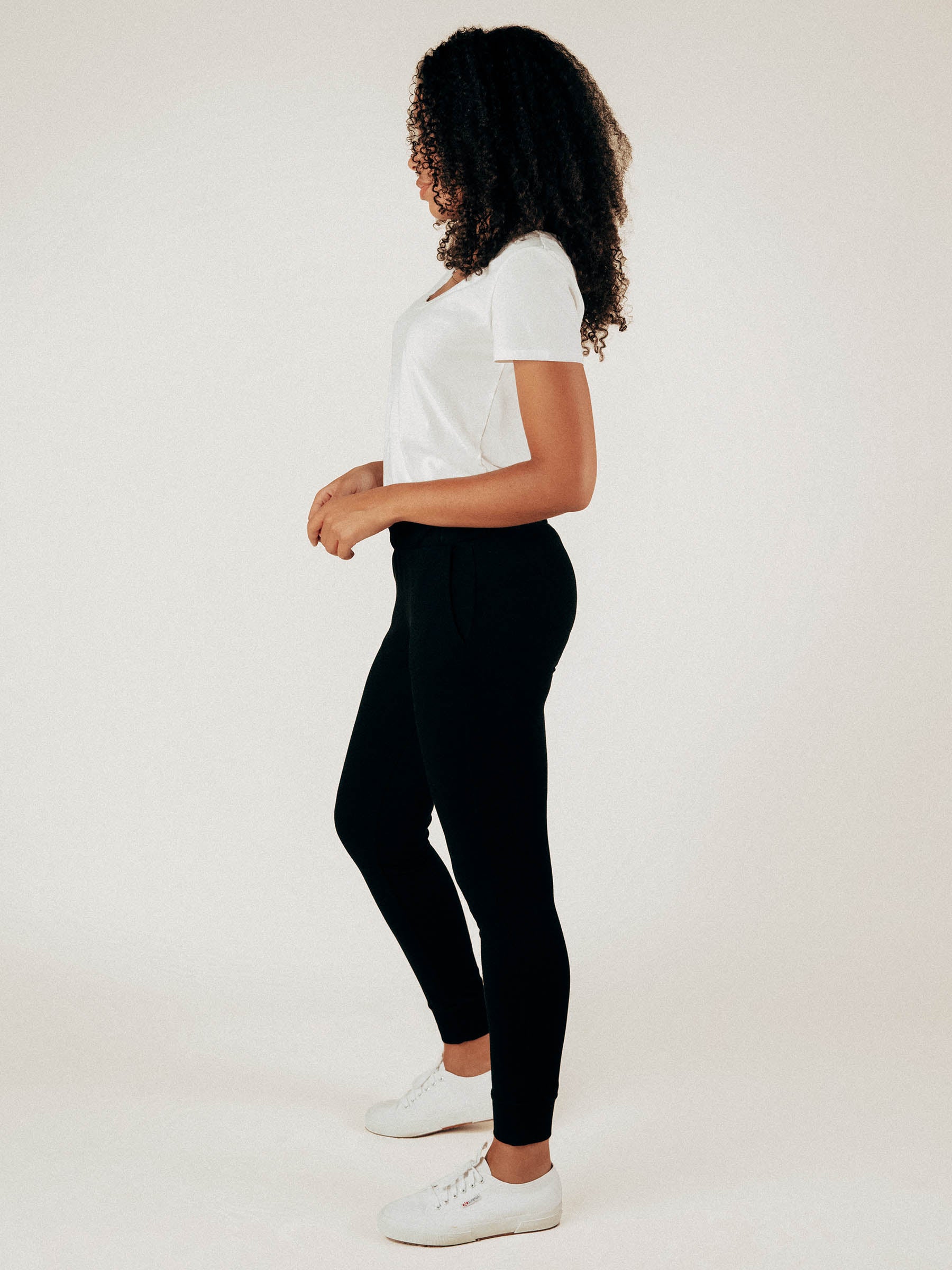 Black Naomi Sweatpant - Graceful District