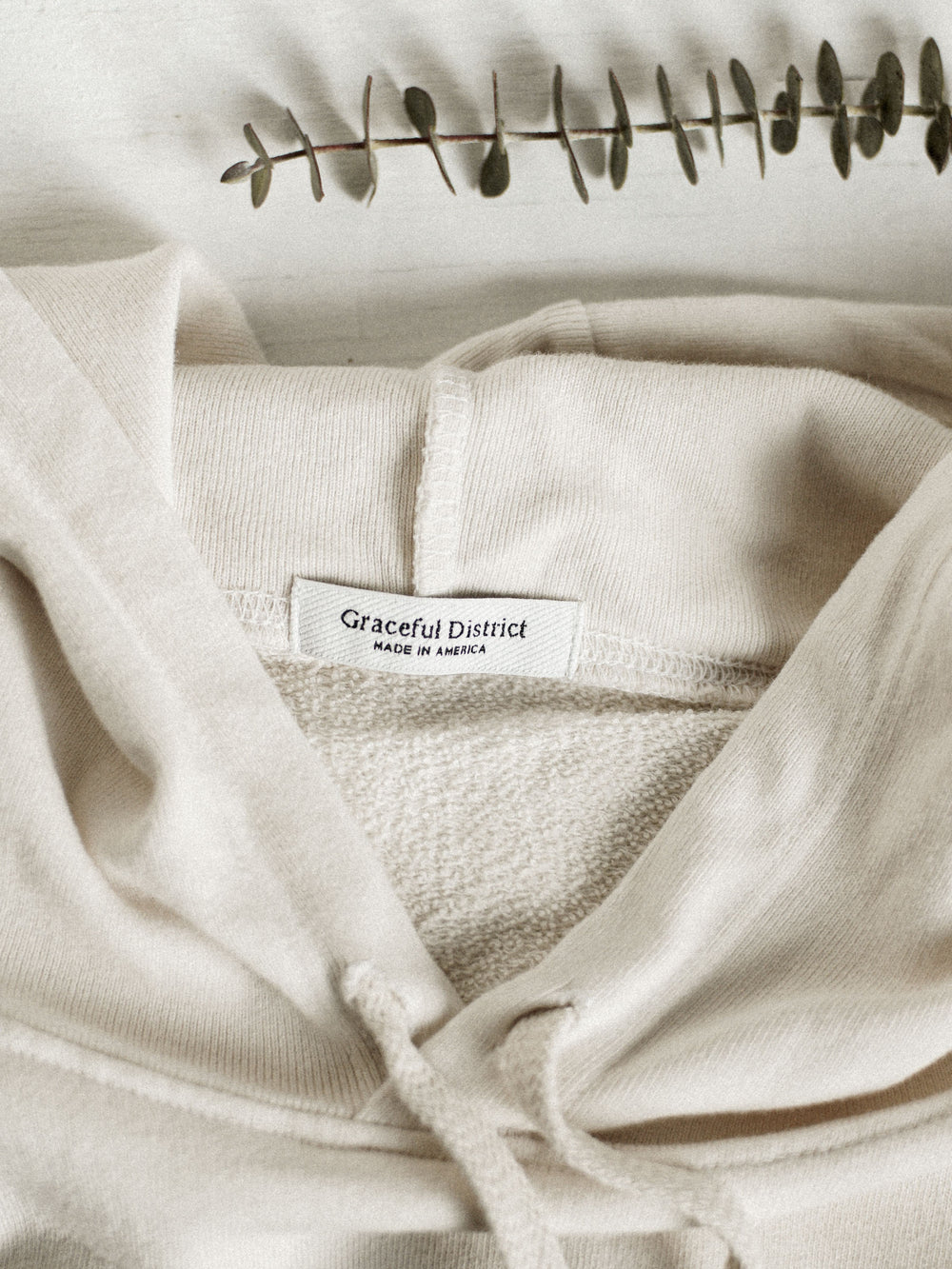 Natural Chateau Hoodie - Graceful District